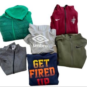 Barely Worn Boys Size 14/16 Lot of Hoodies and Zip-ups